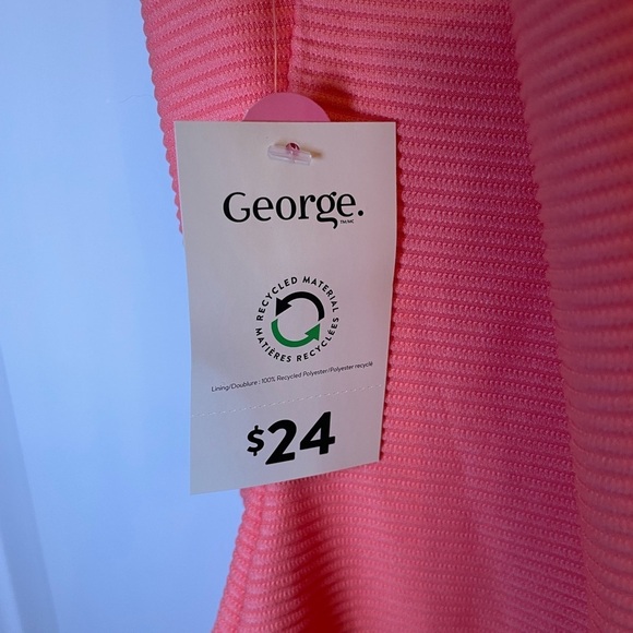 NWT George Swimsuit - One Piece - Coral Colour - Picture 4 of 5